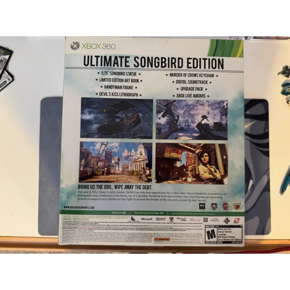 BioShock Infinite‎ -- Ultimate Songbird Edition (Microsoft Xbox 360, 2013)